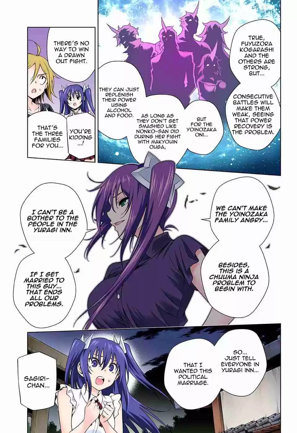 Yuragi sou no Yuuna san Digital Colored Comics Vol. 16 Ch. 135 The Other Side of Sagiri san's Engagement