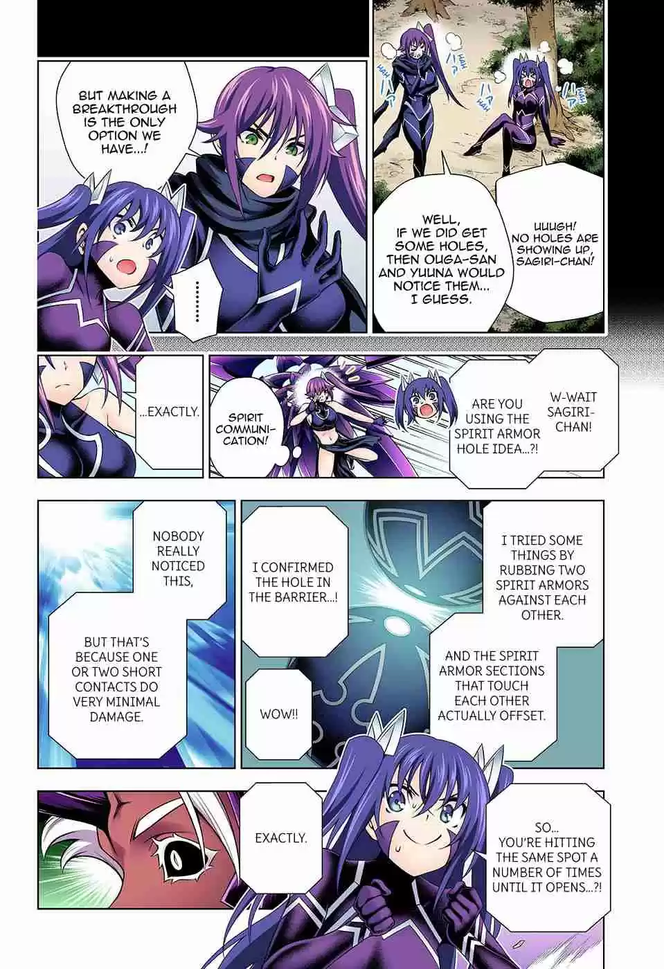 Yuragi sou no Yuuna san Digital Colored Comics Vol. 16 Ch. 137 Sagiri san's Fighting Style