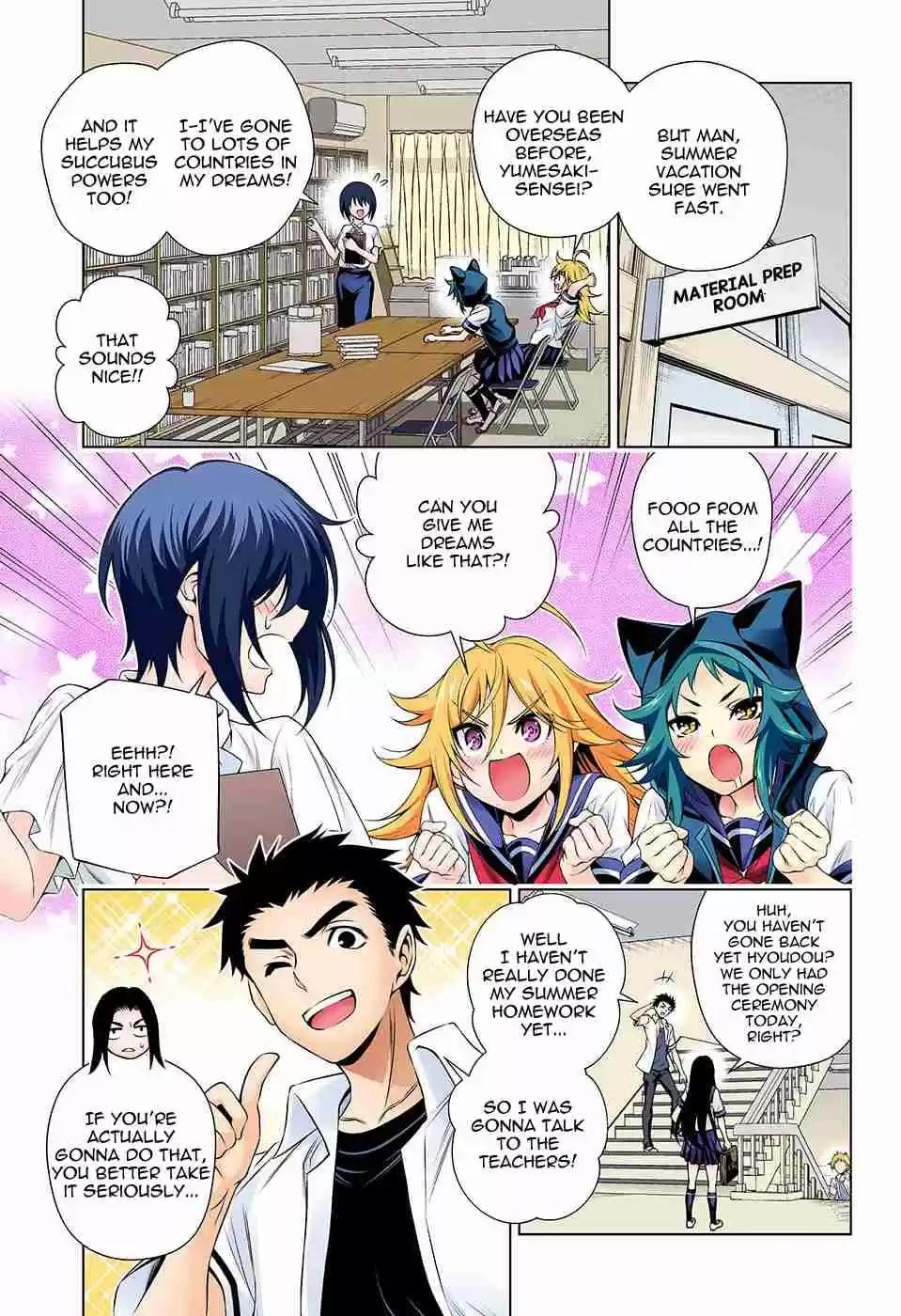Yuragi sou no Yuuna san Digital Colored Comics Vol. 16 Ch. 139 Yumesaki sensei and The World Tour