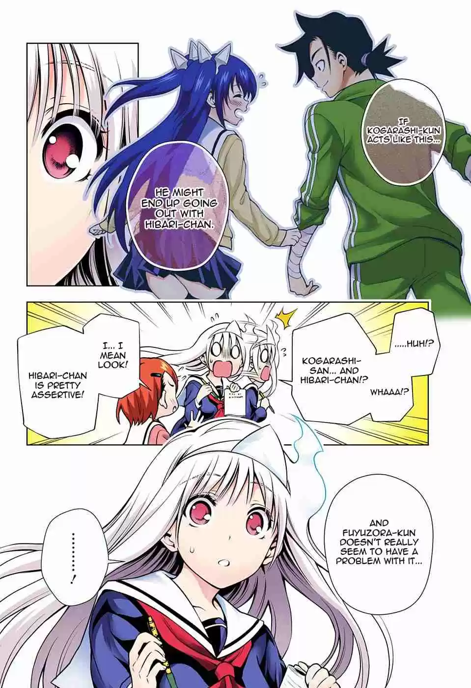 Yuragi sou no Yuuna san Digital Colored Comics Vol. 5 Ch. 43 Sagiri san Flips in the Cultural Festival