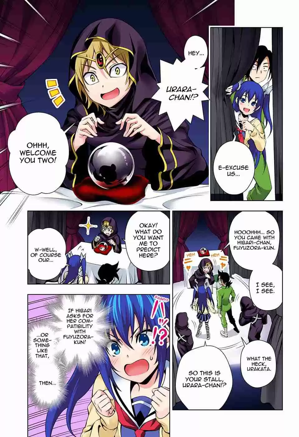 Yuragi sou no Yuuna san Digital Colored Comics Vol. 5 Ch. 43 Sagiri san Flips in the Cultural Festival