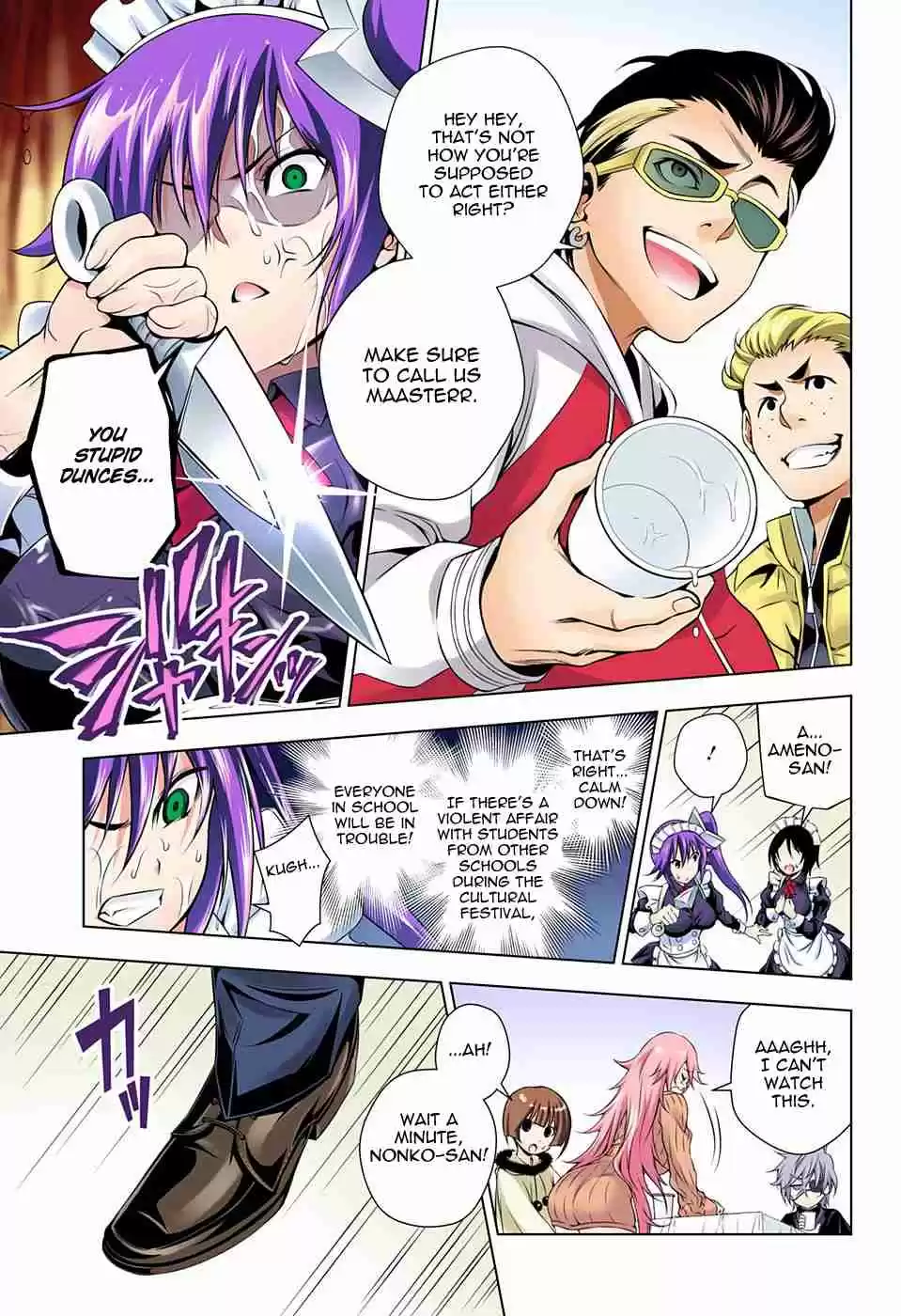 Yuragi sou no Yuuna san Digital Colored Comics Vol. 5 Ch. 43 Sagiri san Flips in the Cultural Festival