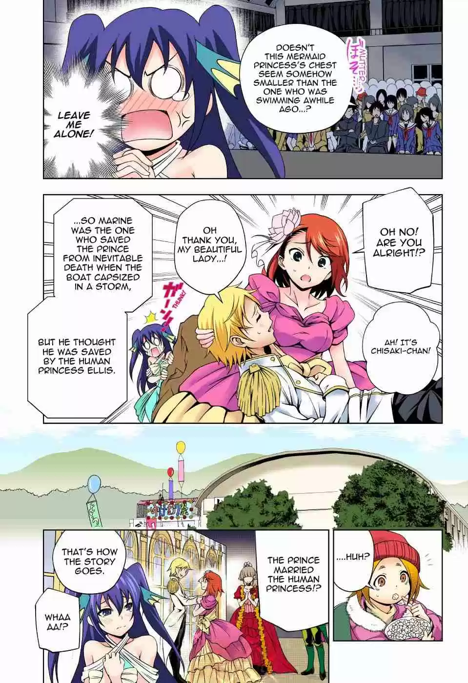 Yuragi sou no Yuuna san Digital Colored Comics Vol. 6 Ch. 44 The Mermaid Princess and Yuuna san