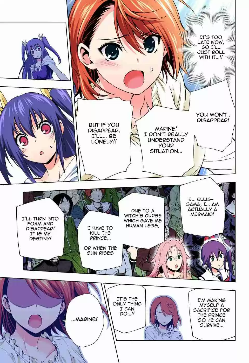 Yuragi sou no Yuuna san Digital Colored Comics Vol. 6 Ch. 44 The Mermaid Princess and Yuuna san