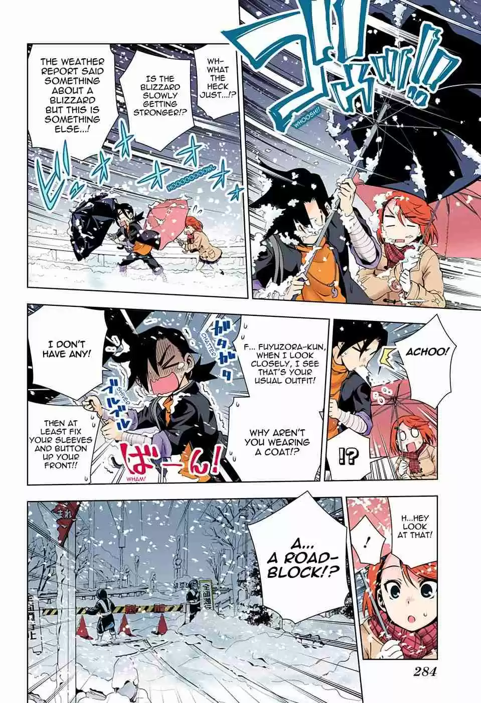 Yuragi sou no Yuuna san Digital Colored Comics Vol. 6 Ch. 47 Piling Snow and Chisaki san