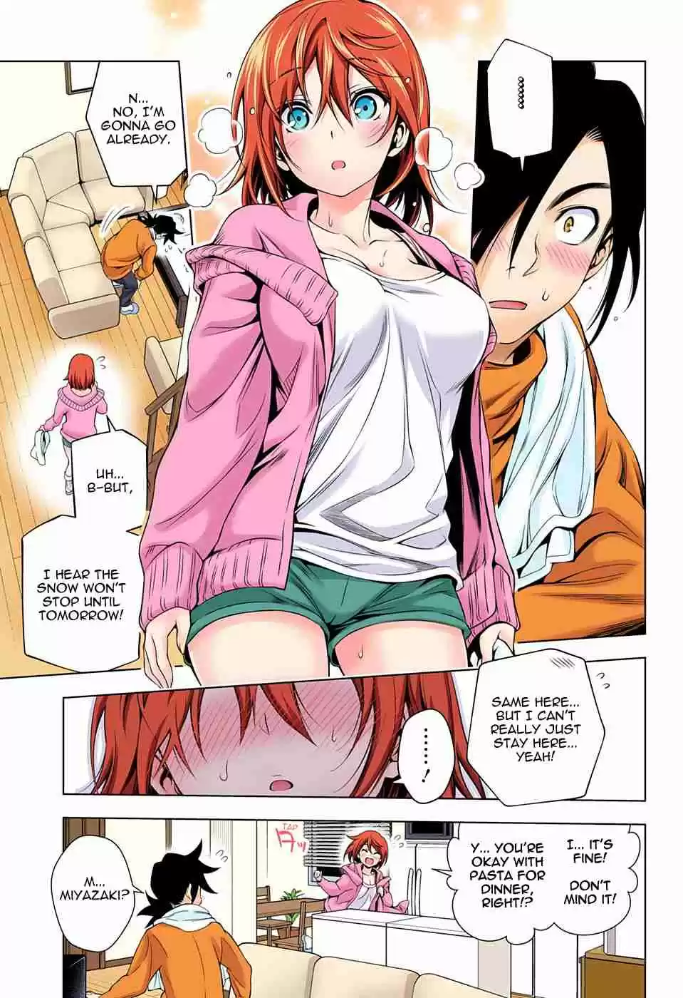 Yuragi sou no Yuuna san Digital Colored Comics Vol. 6 Ch. 47 Piling Snow and Chisaki san