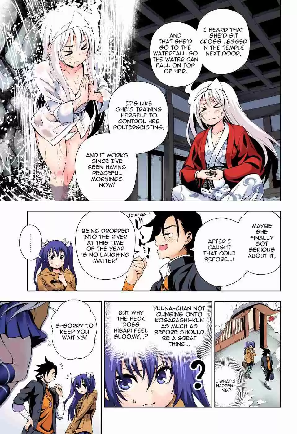 Yuragi sou no Yuuna san Digital Colored Comics Vol. 6 Ch. 48 Hibari chan's Worries