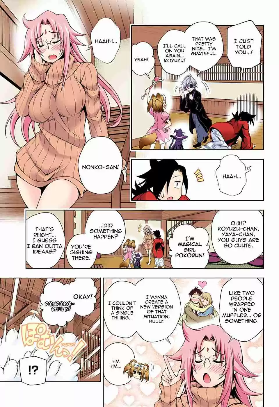 Yuragi sou no Yuuna san Digital Colored Comics Vol. 6 Ch. 50 Magical Girl Koyuzu chan