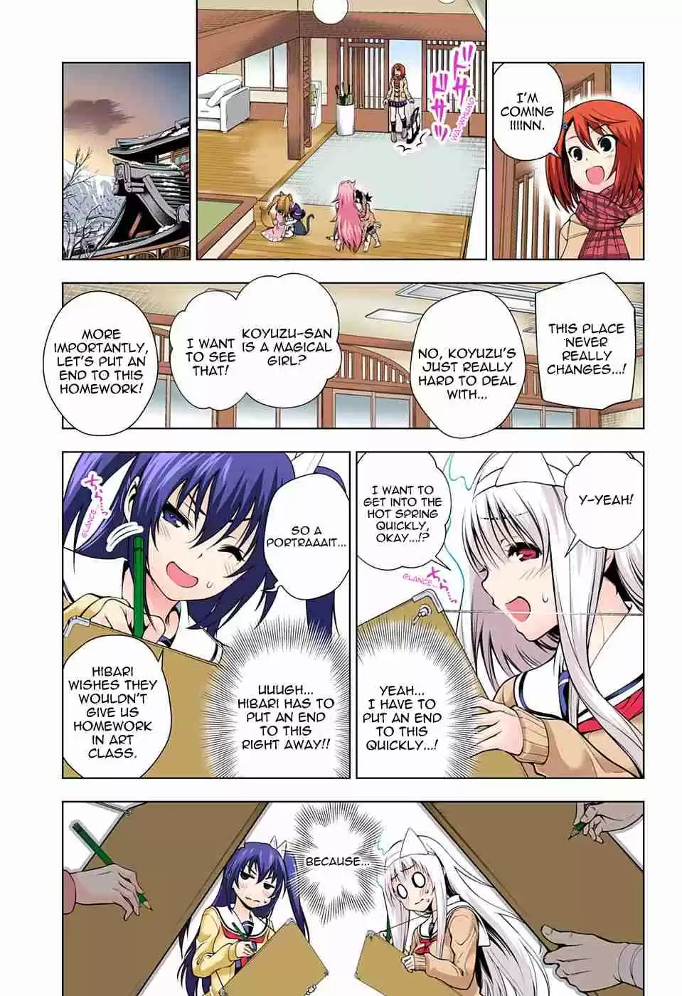 Yuragi sou no Yuuna san Digital Colored Comics Vol. 6 Ch. 50 Magical Girl Koyuzu chan