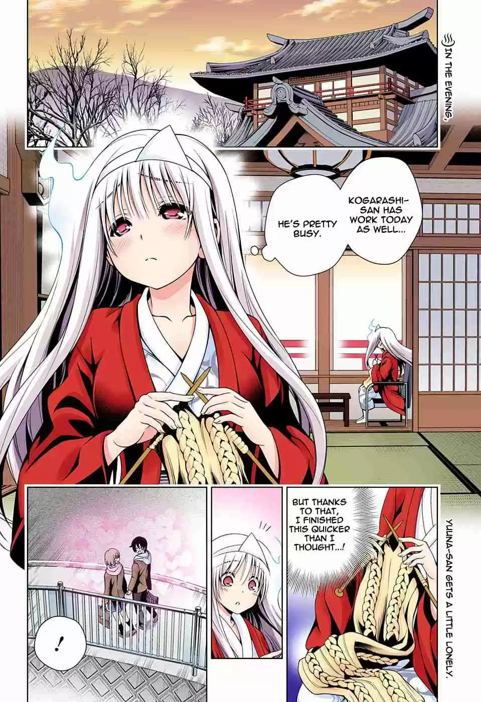 Yuragi sou no Yuuna san Digital Colored Comics Vol. 6 Ch. 52 Yuuna san and a Date in Uniform