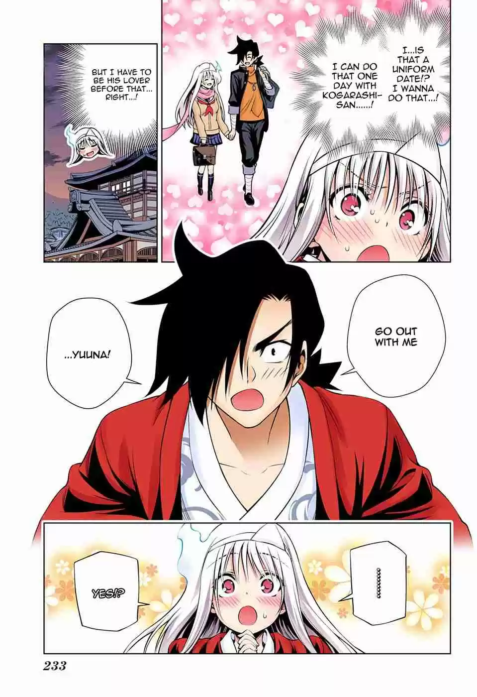 Yuragi sou no Yuuna san Digital Colored Comics Vol. 6 Ch. 52 Yuuna san and a Date in Uniform