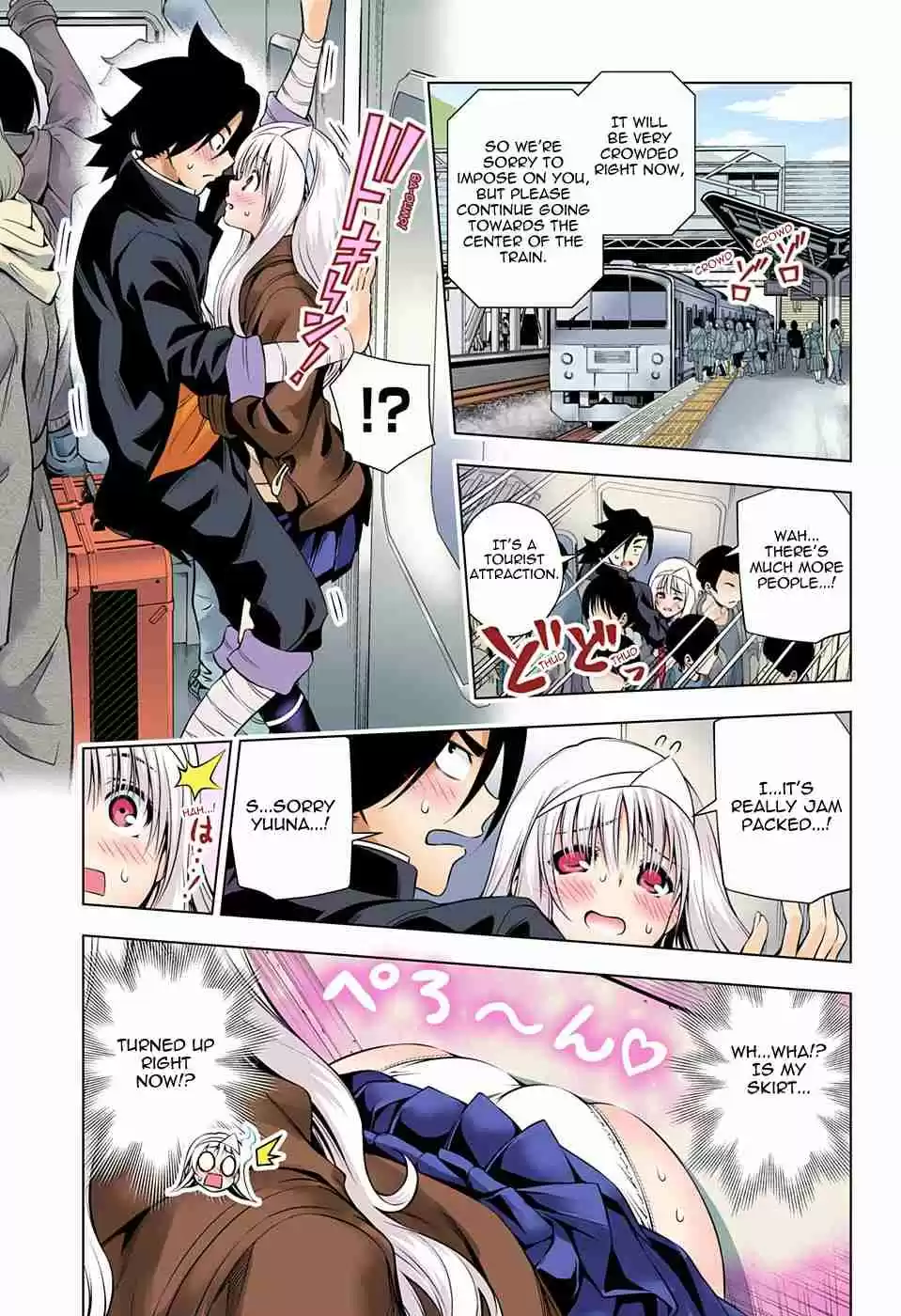 Yuragi sou no Yuuna san Digital Colored Comics Vol. 6 Ch. 52 Yuuna san and a Date in Uniform