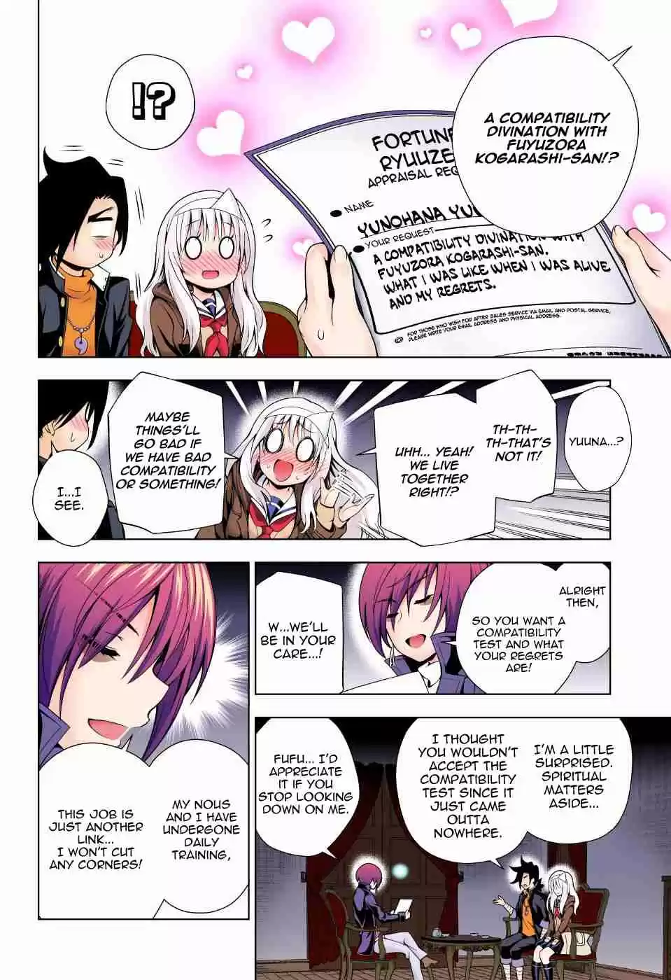 Yuragi sou no Yuuna san Digital Colored Comics Vol. 7 Ch. 53 Yuuna san While She Was Alive