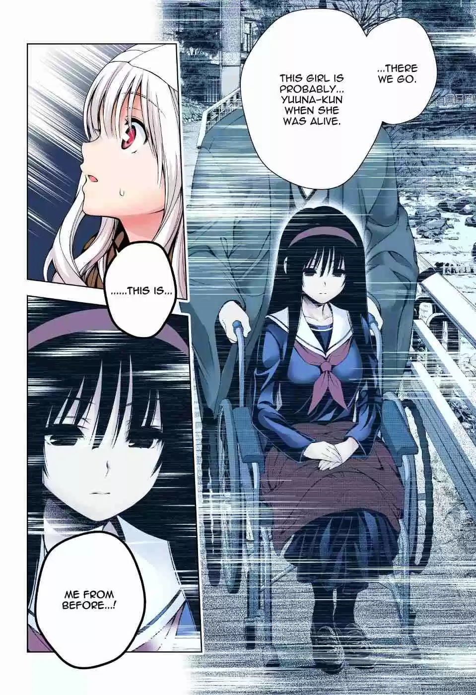 Yuragi sou no Yuuna san Digital Colored Comics Vol. 7 Ch. 53 Yuuna san While She Was Alive