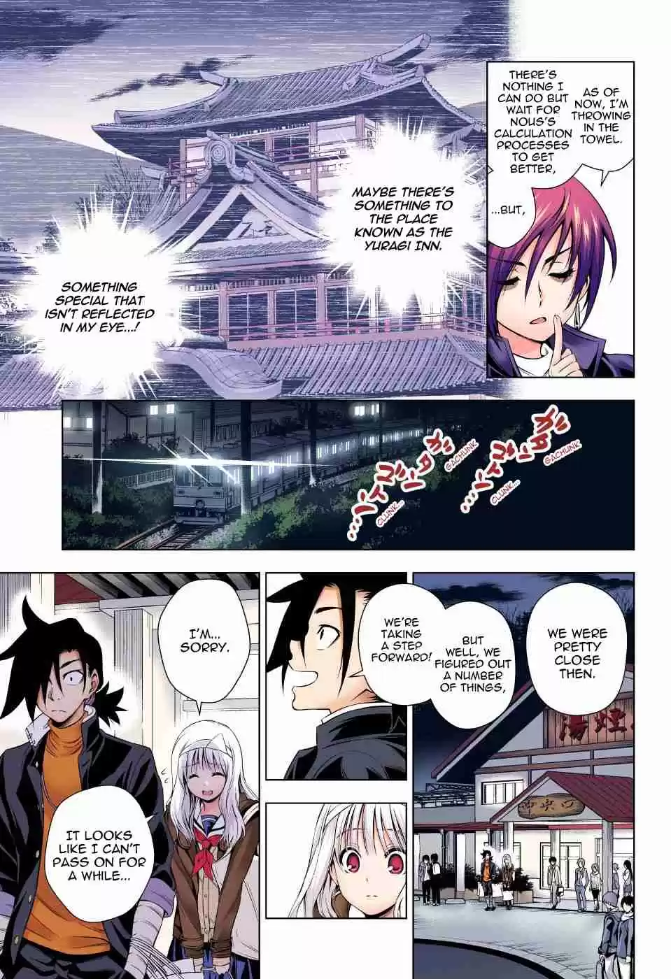 Yuragi sou no Yuuna san Digital Colored Comics Vol. 7 Ch. 53 Yuuna san While She Was Alive