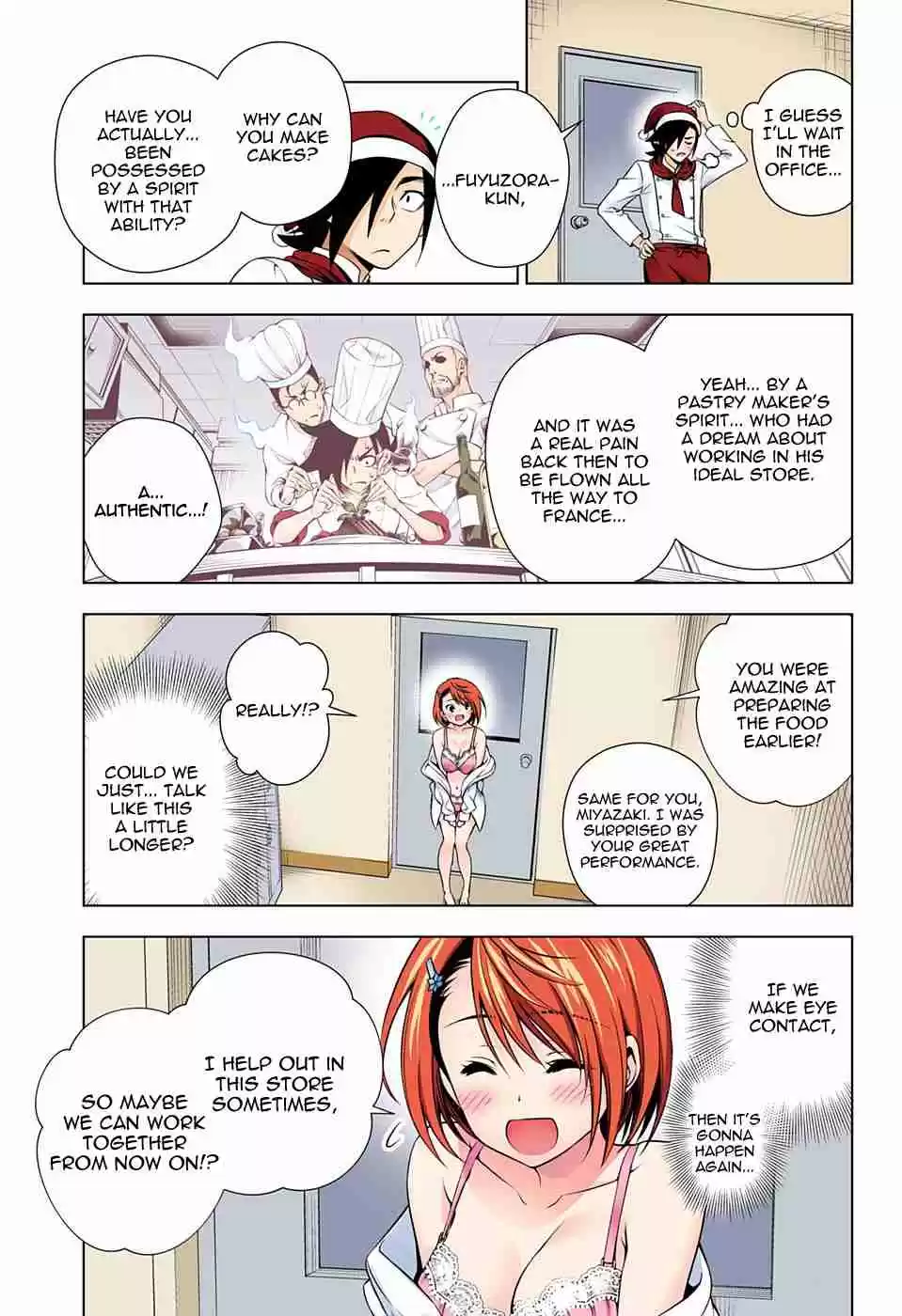 Yuragi sou no Yuuna san Digital Colored Comics Vol. 7 Ch. 54 Chisaki san and the Short Term Job