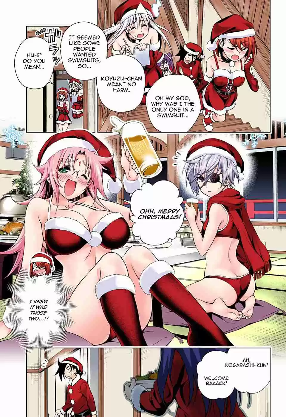 Yuragi sou no Yuuna san Digital Colored Comics Vol. 7 Ch. 55 Christmas at the Yuragi Inn