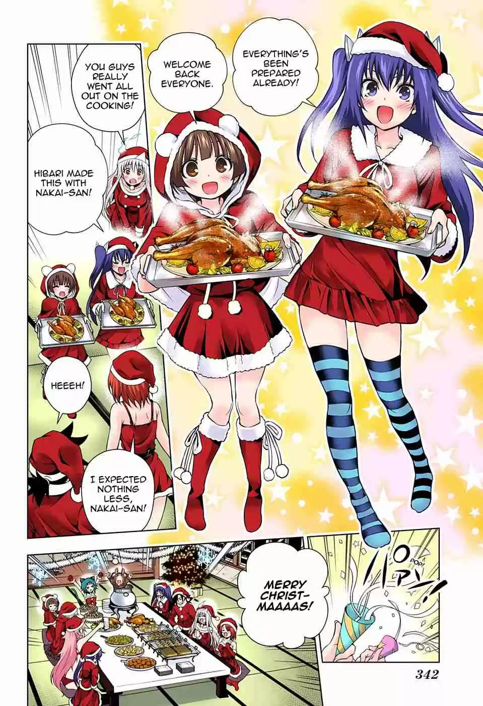 Yuragi sou no Yuuna san Digital Colored Comics Vol. 7 Ch. 55 Christmas at the Yuragi Inn
