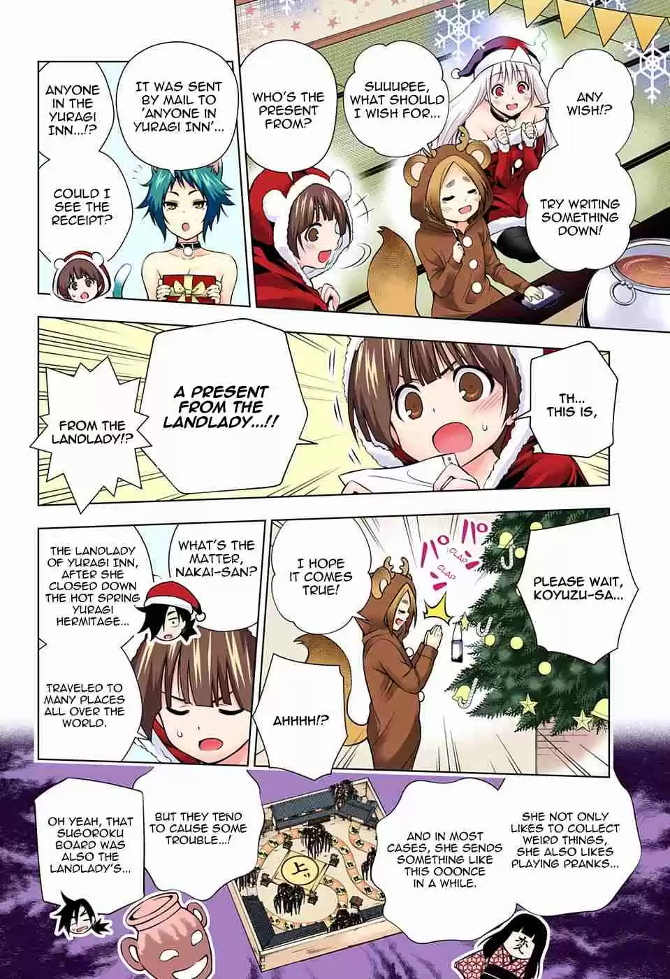 Yuragi sou no Yuuna san Digital Colored Comics Vol. 7 Ch. 55 Christmas at the Yuragi Inn