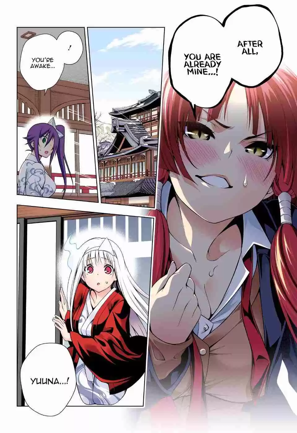 Yuragi sou no Yuuna san Digital Colored Comics Vol. 7 Ch. 59 Karura sama and the Secret Room