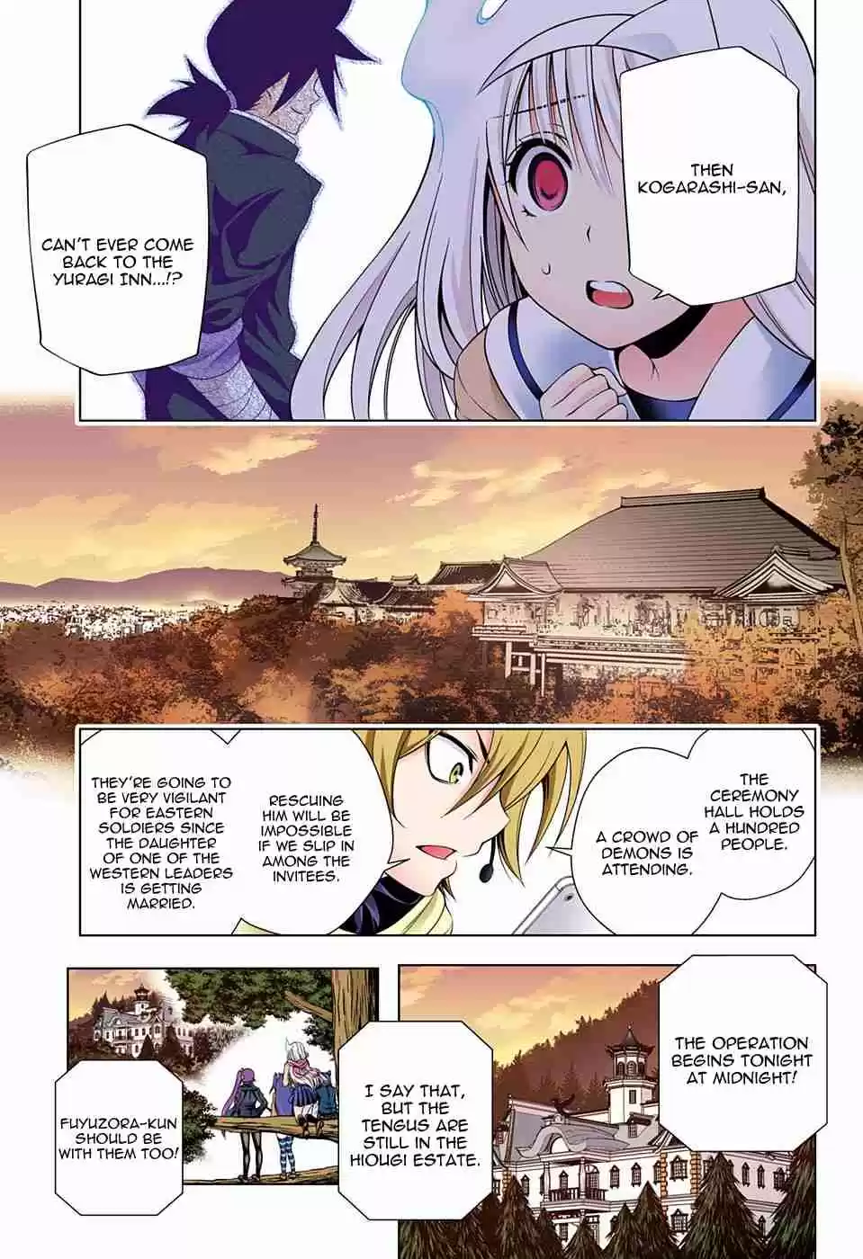 Yuragi sou no Yuuna san Digital Colored Comics Vol. 7 Ch. 60 The Great Kogarashi Rescue Operation