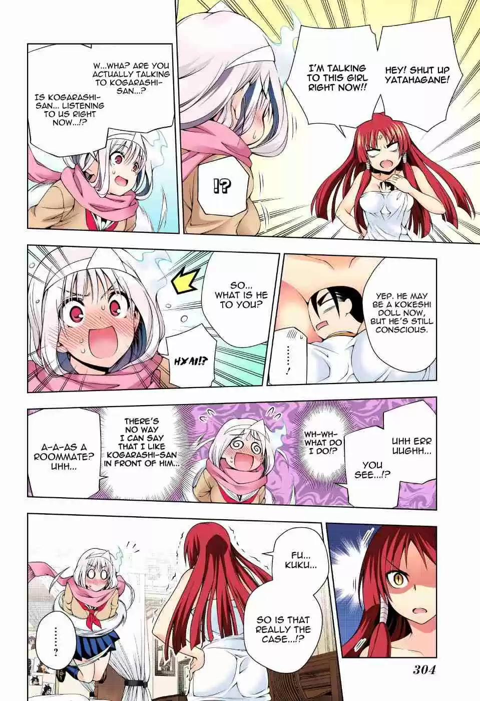 Yuragi sou no Yuuna san Digital Colored Comics Vol. 7 Ch. 61 The Yaya Brigade Arrives