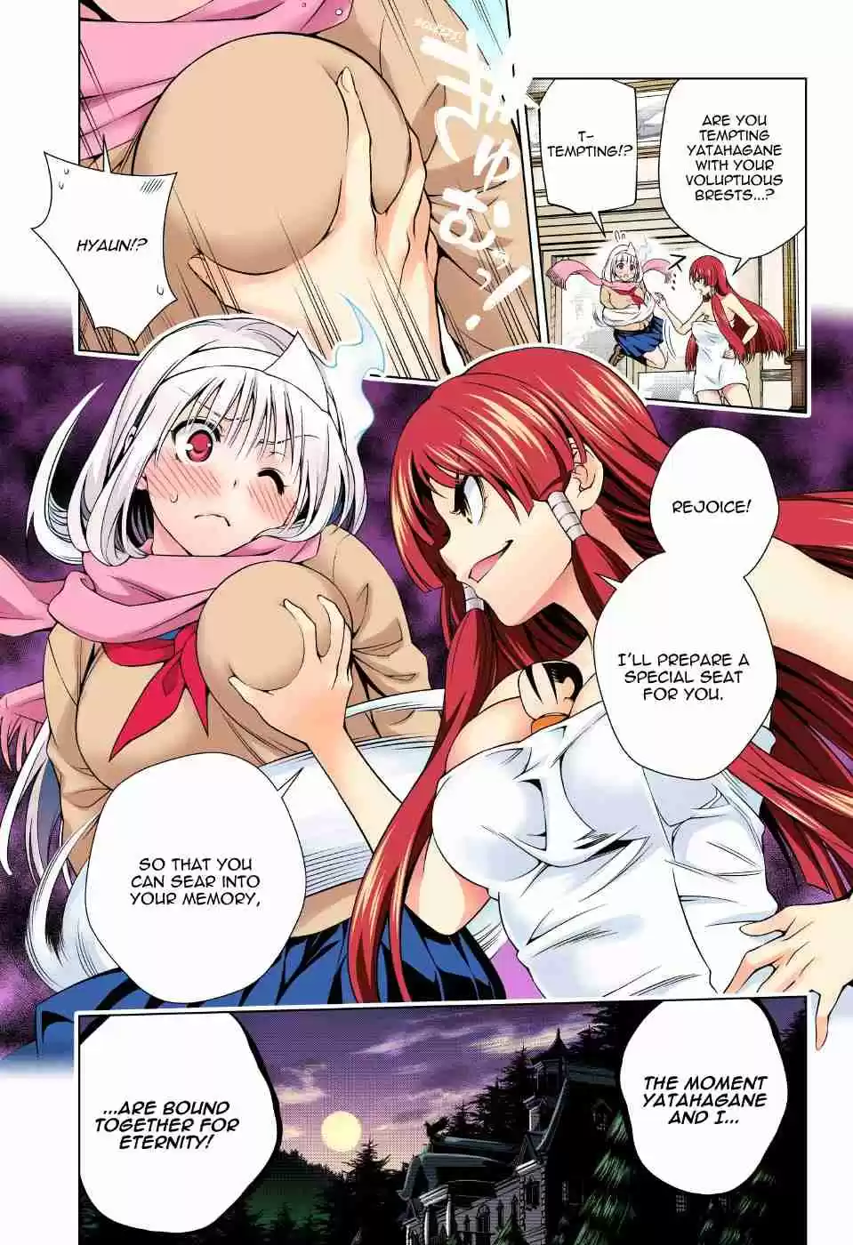 Yuragi sou no Yuuna san Digital Colored Comics Vol. 7 Ch. 61 The Yaya Brigade Arrives