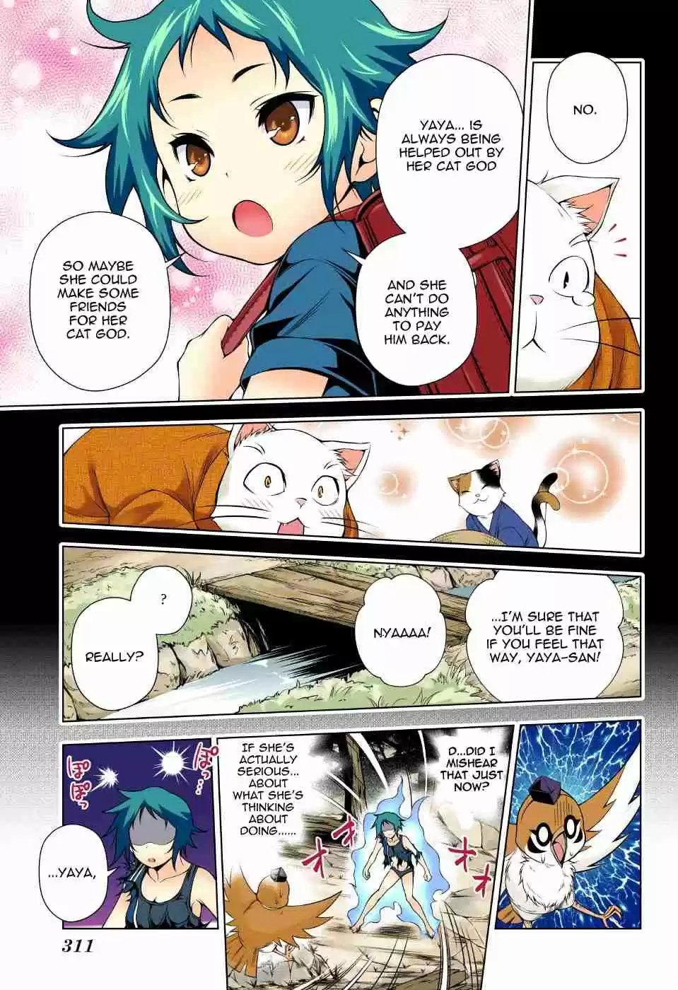 Yuragi sou no Yuuna san Digital Colored Comics Vol. 7 Ch. 61 The Yaya Brigade Arrives