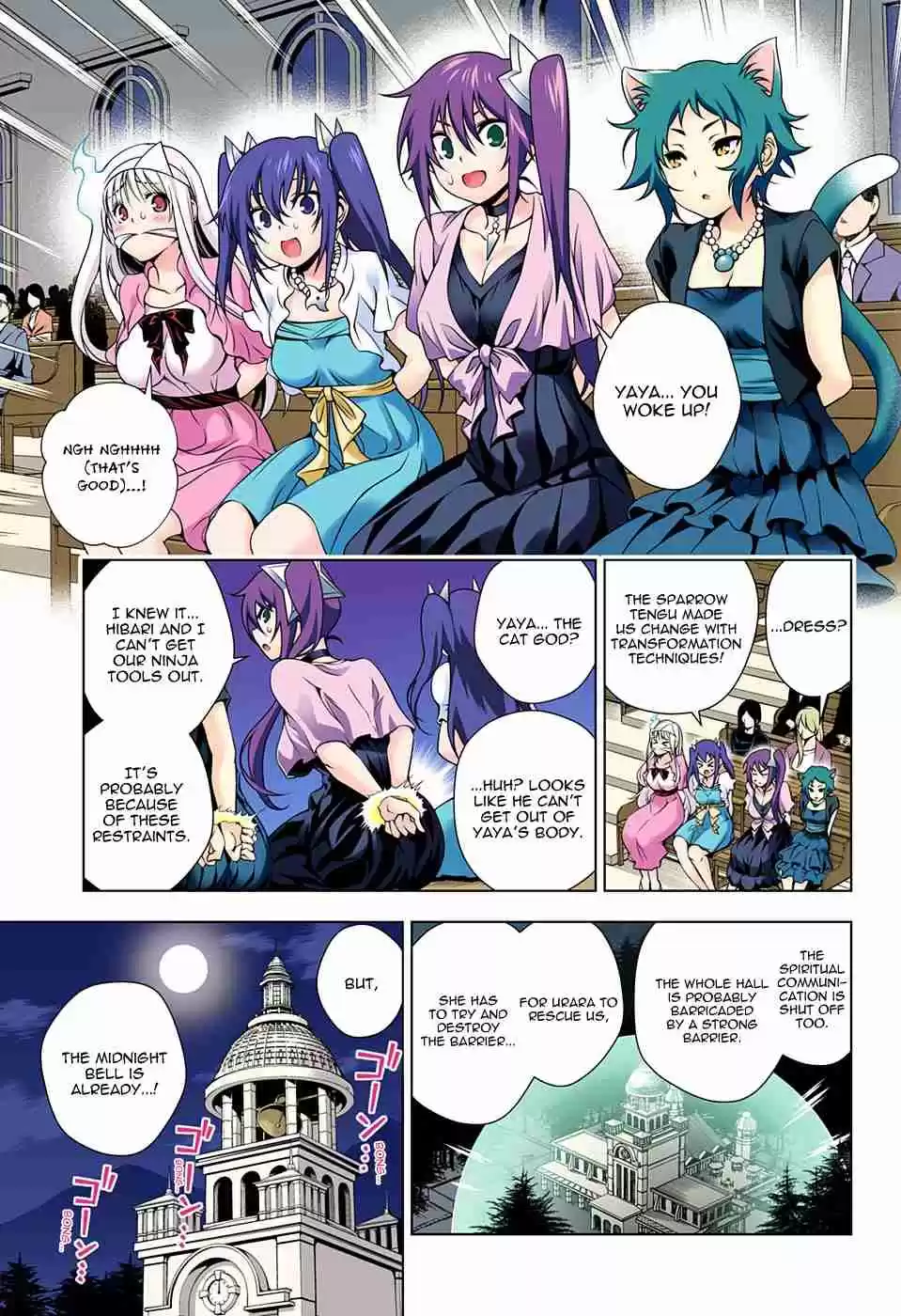 Yuragi sou no Yuuna san Digital Colored Comics Vol. 8 Ch. 63 Karura sama vs. Yuuna san