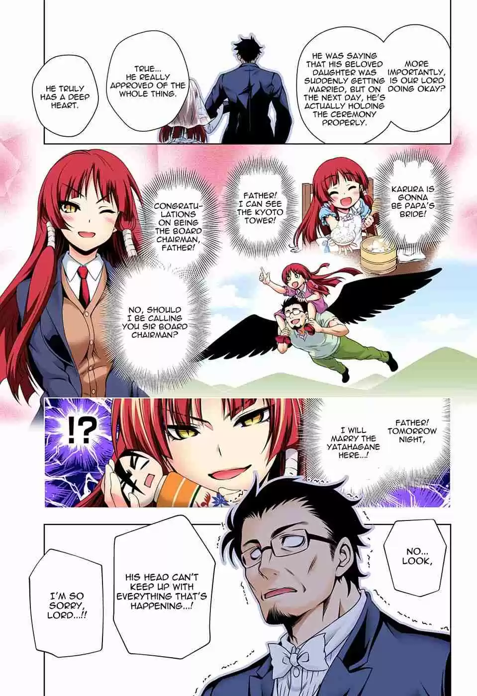 Yuragi sou no Yuuna san Digital Colored Comics Vol. 8 Ch. 63 Karura sama vs. Yuuna san