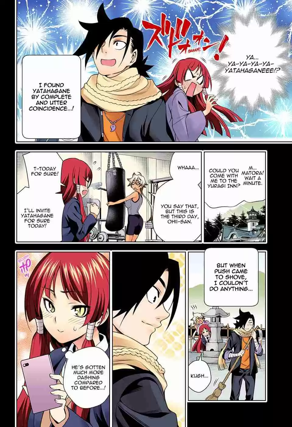 Yuragi sou no Yuuna san Digital Colored Comics Vol. 8 Ch. 63 Karura sama vs. Yuuna san