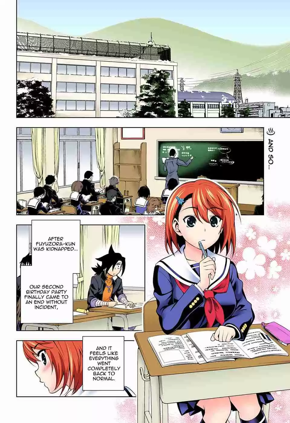 Yuragi sou no Yuuna san Digital Colored Comics Vol. 8 Ch. 65 Oboro san's Dating Countermove