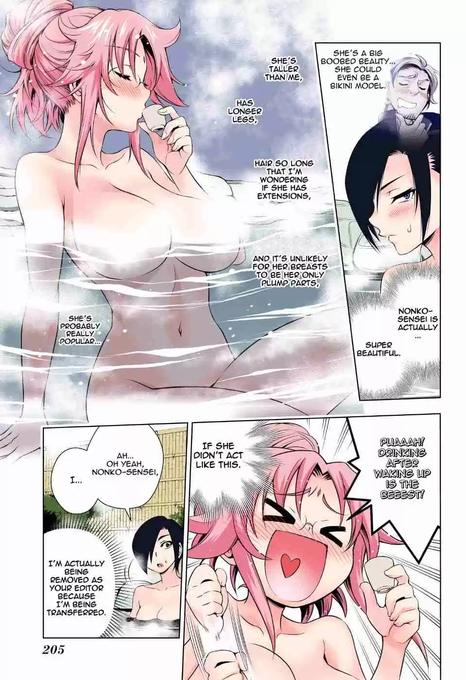 Yuragi sou no Yuuna san Digital Colored Comics Vol. 8 Ch. 66 Nonko san and Editor san