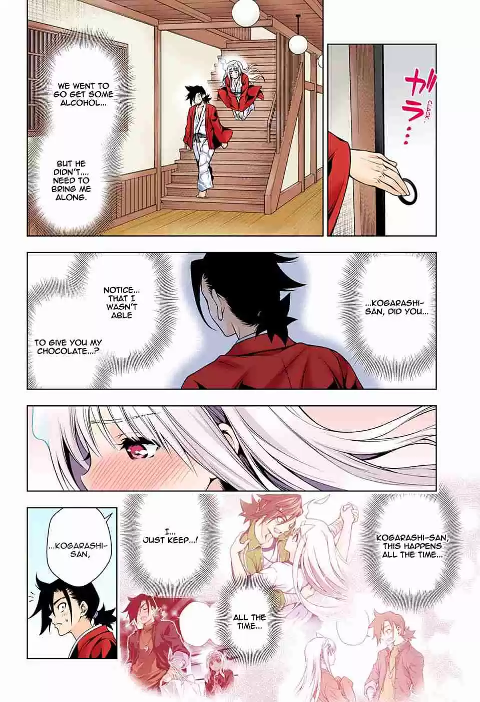 Yuragi sou no Yuuna san Digital Colored Comics Vol. 8 Ch. 69 Valentine Capriccio 3