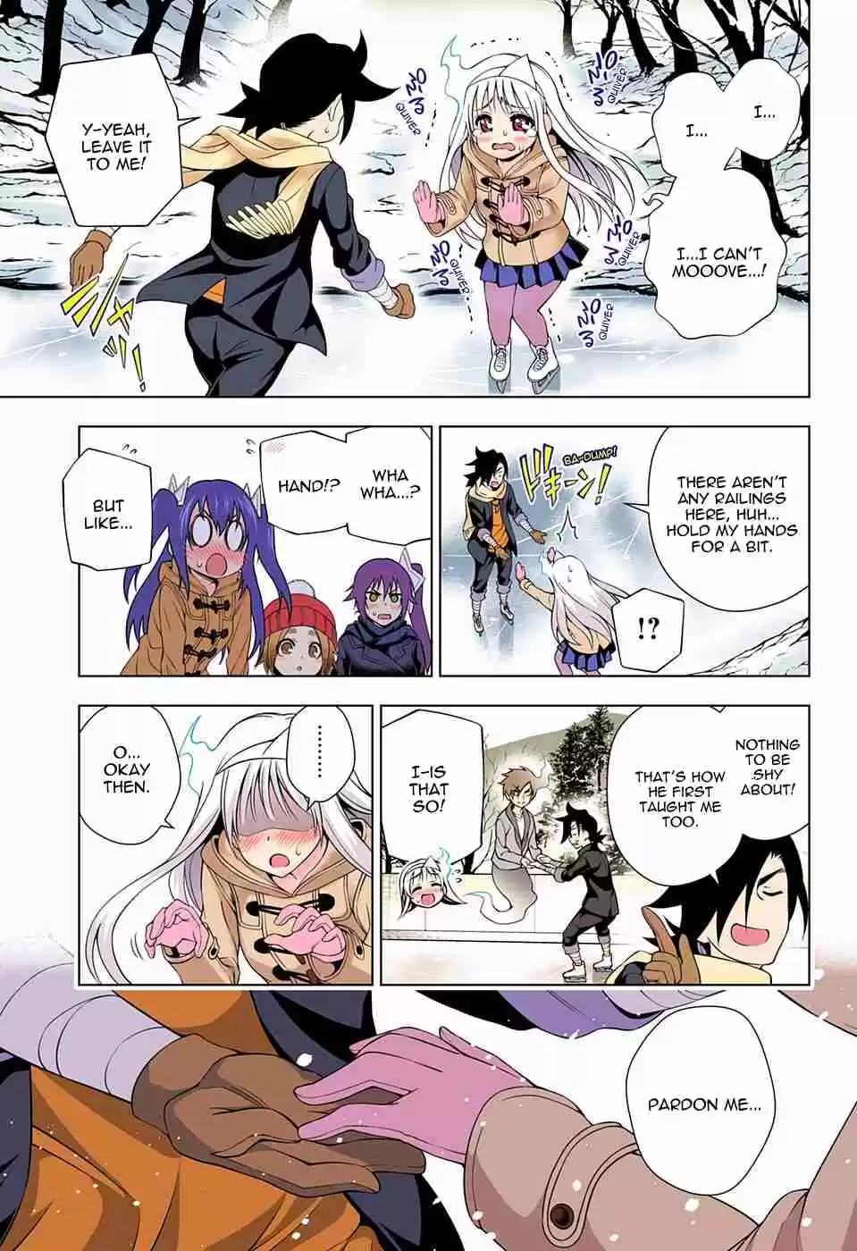 Yuragi sou no Yuuna san Digital Colored Comics Vol. 8 Ch. 70 Yuuna on Ice