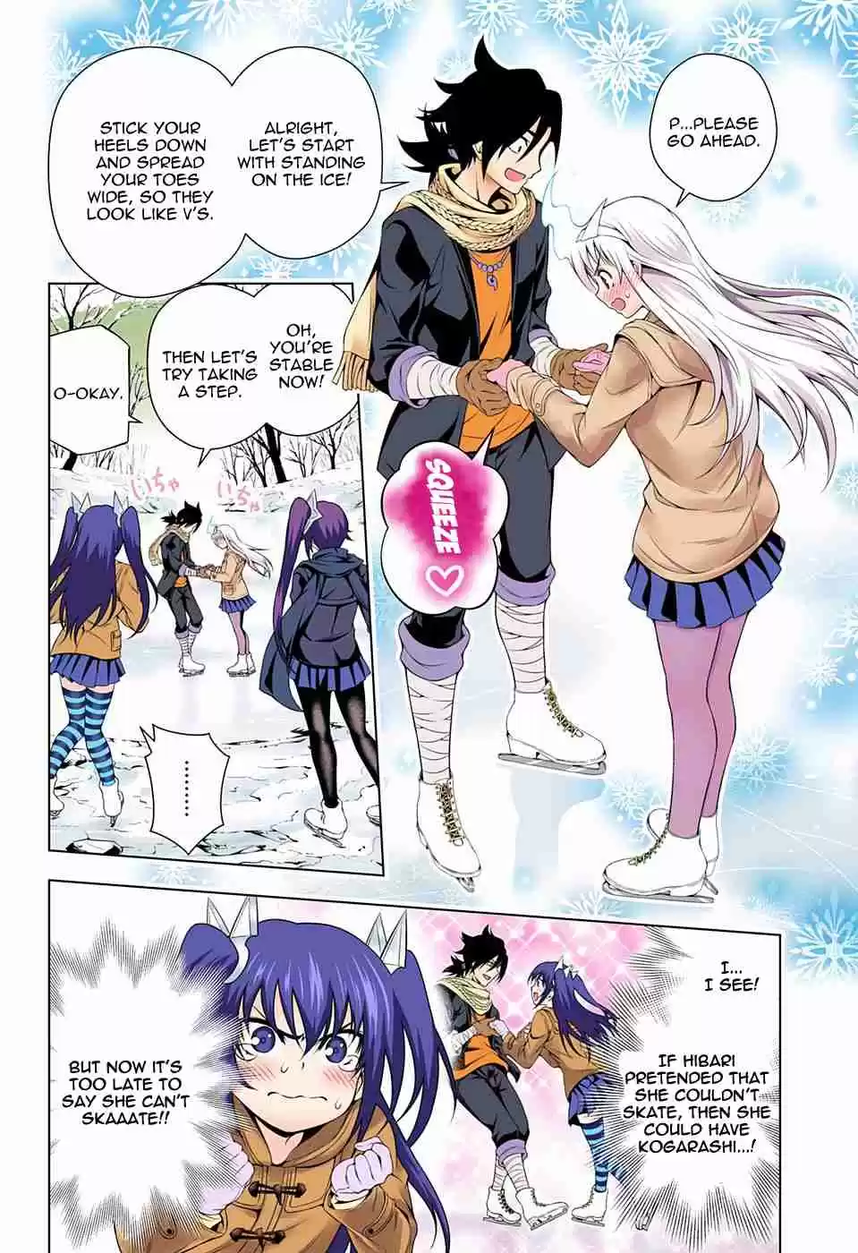 Yuragi sou no Yuuna san Digital Colored Comics Vol. 8 Ch. 70 Yuuna on Ice