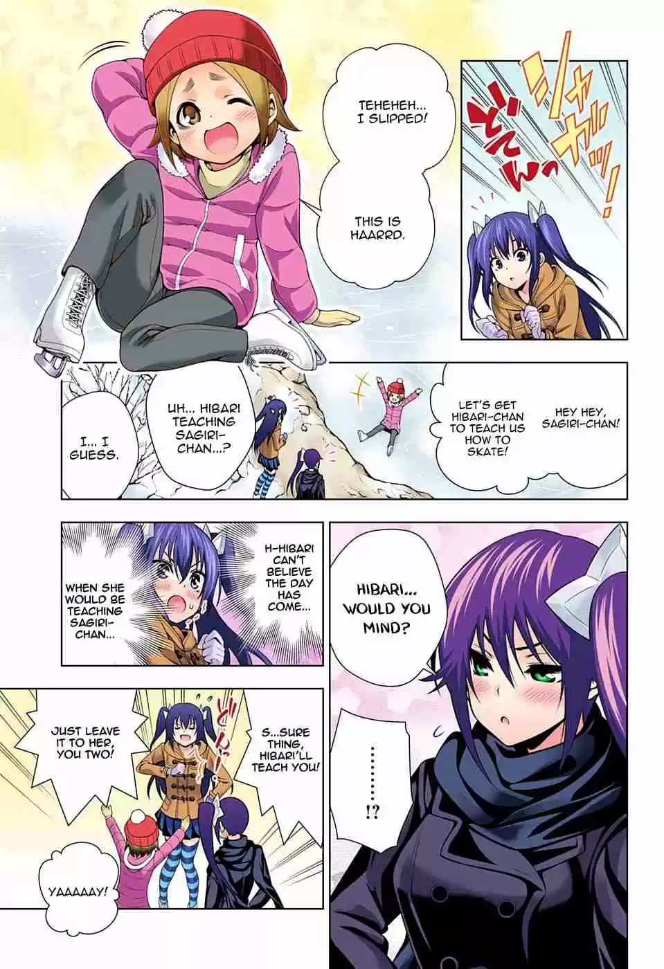 Yuragi sou no Yuuna san Digital Colored Comics Vol. 8 Ch. 70 Yuuna on Ice