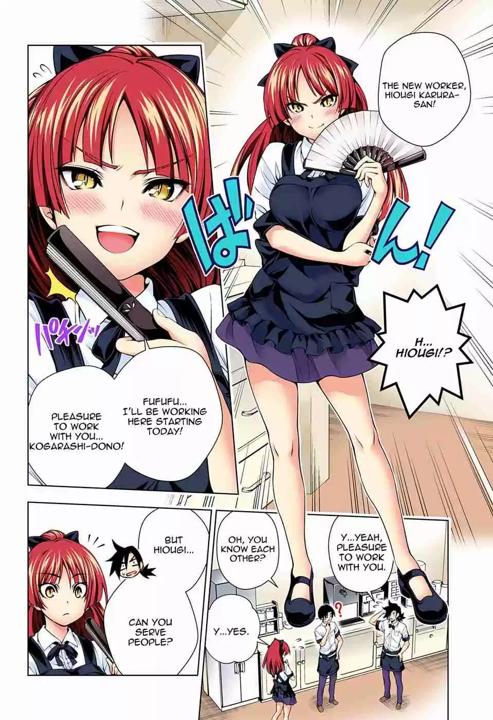 Yuragi sou no Yuuna san Digital Colored Comics Vol. 9 Ch. 71 Operation Lovey Dovey Part Timer