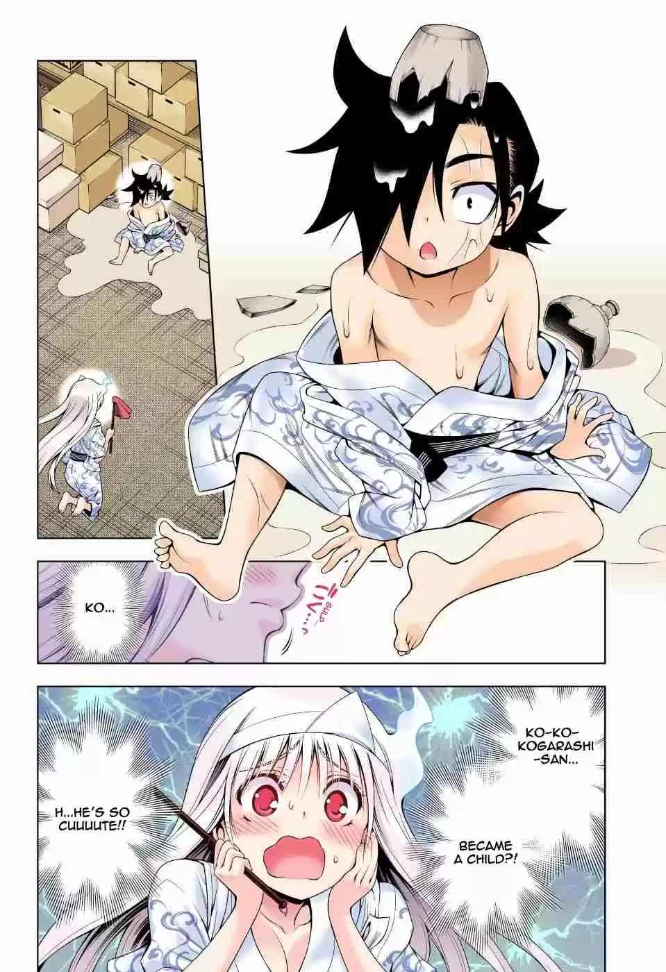 Yuragi sou no Yuuna san Digital Colored Comics Vol. 9 Ch. 72 Kogarashi Becomes Smaller