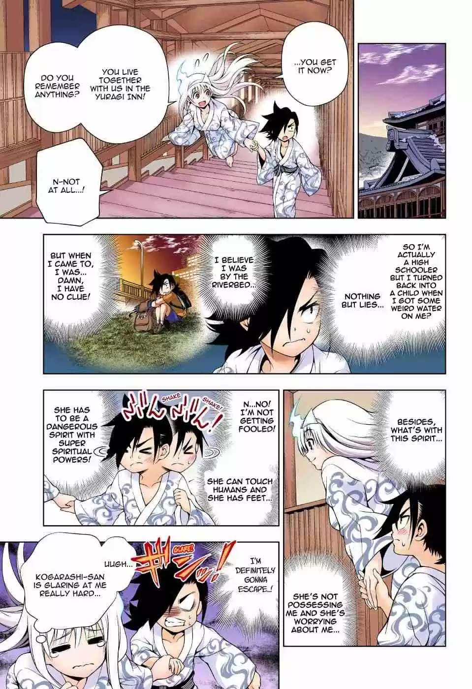 Yuragi sou no Yuuna san Digital Colored Comics Vol. 9 Ch. 72 Kogarashi Becomes Smaller