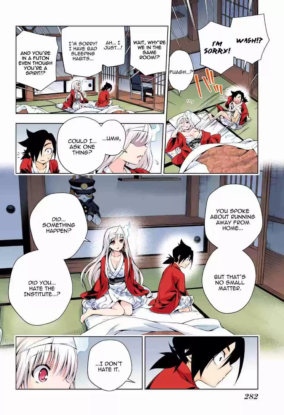 Yuragi sou no Yuuna san Digital Colored Comics Vol. 9 Ch. 72 Kogarashi Becomes Smaller