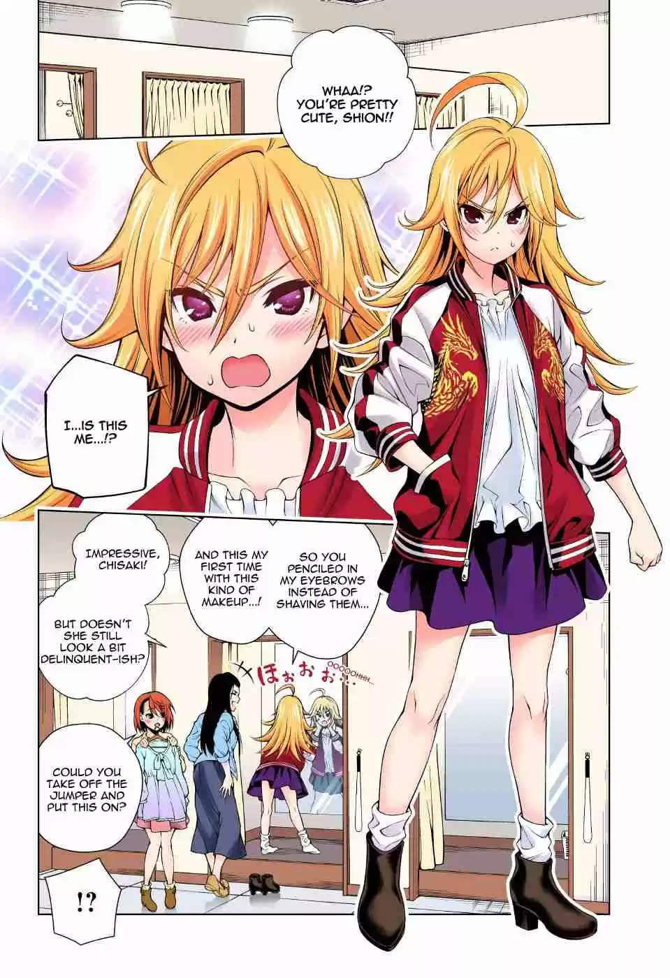 Yuragi sou no Yuuna san Digital Colored Comics Vol. 9 Ch. 74 Shion san, A Major Debut