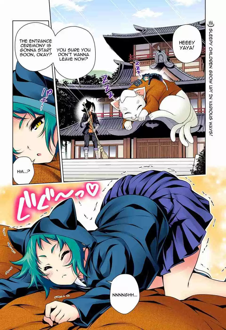 Yuragi sou no Yuuna san Digital Colored Comics Vol. 9 Ch. 75 Everyone's New Semester