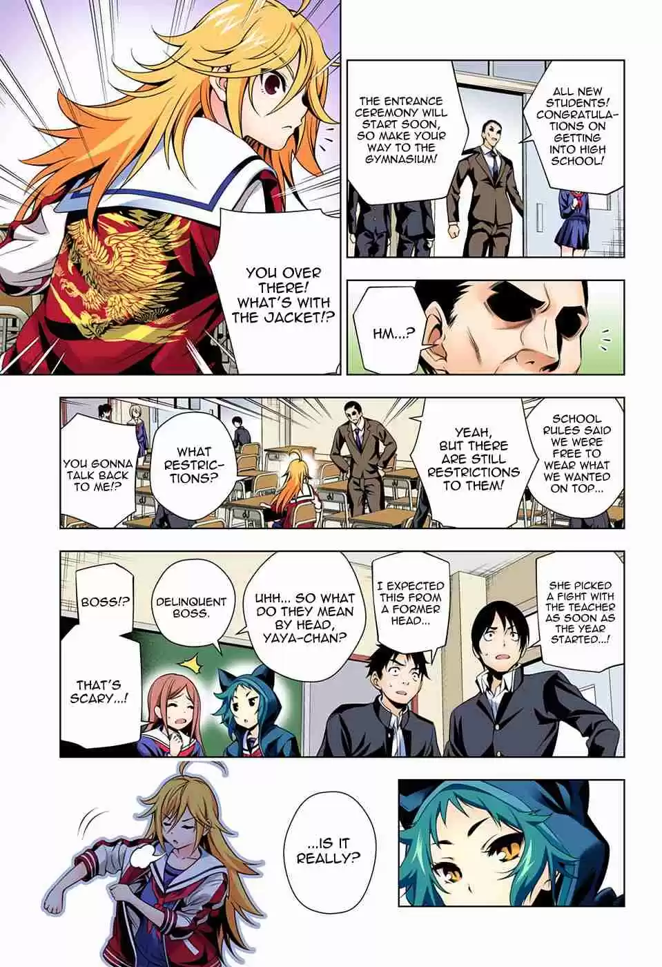 Yuragi sou no Yuuna san Digital Colored Comics Vol. 9 Ch. 75 Everyone's New Semester