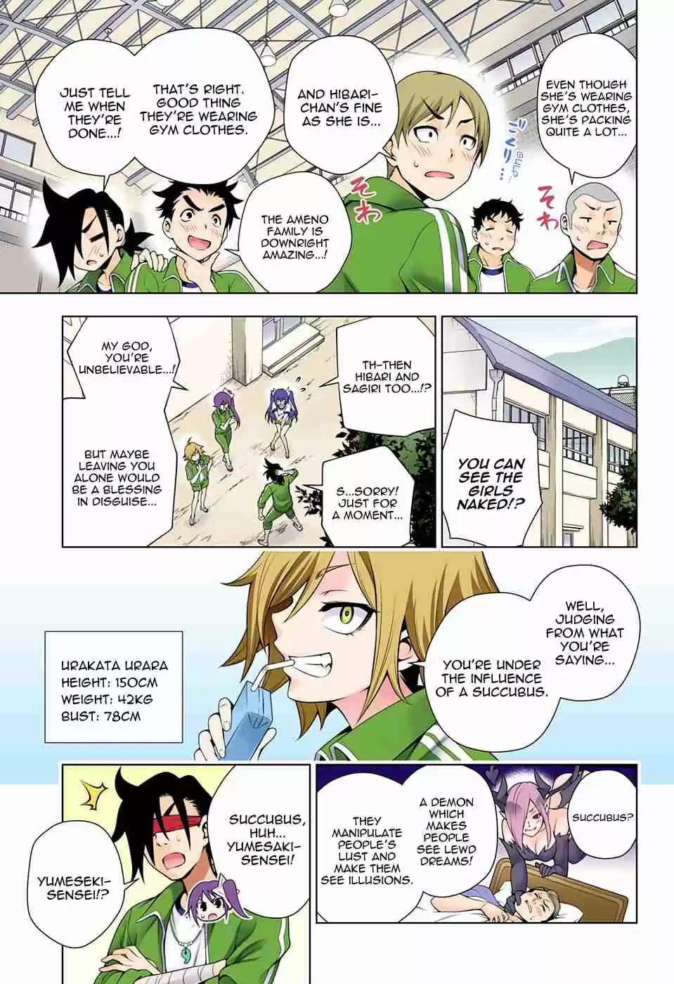 Yuragi sou no Yuuna san Digital Colored Comics Vol. 9 Ch. 76 The Thrilling Physical Examination