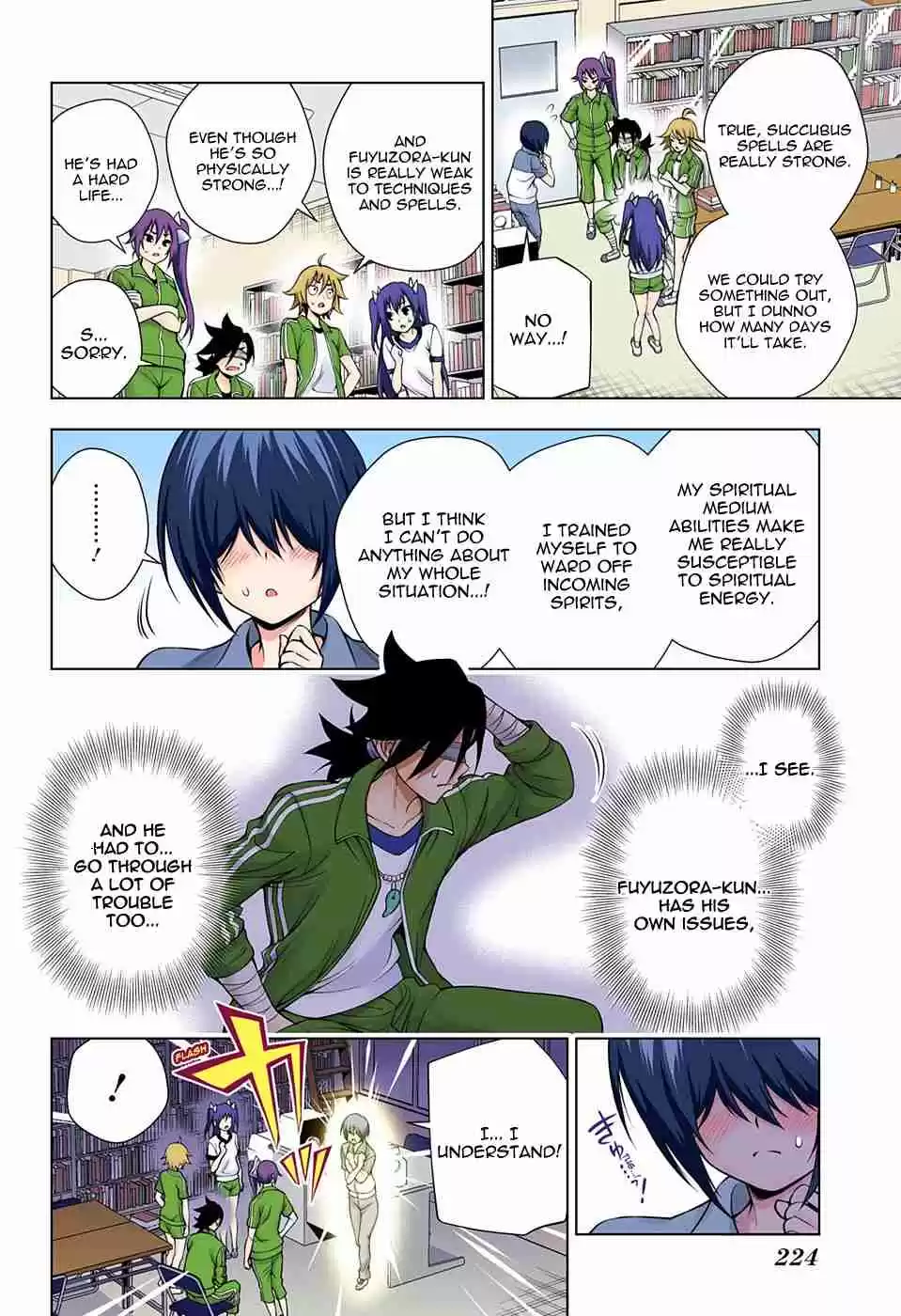 Yuragi sou no Yuuna san Digital Colored Comics Vol. 9 Ch. 76 The Thrilling Physical Examination