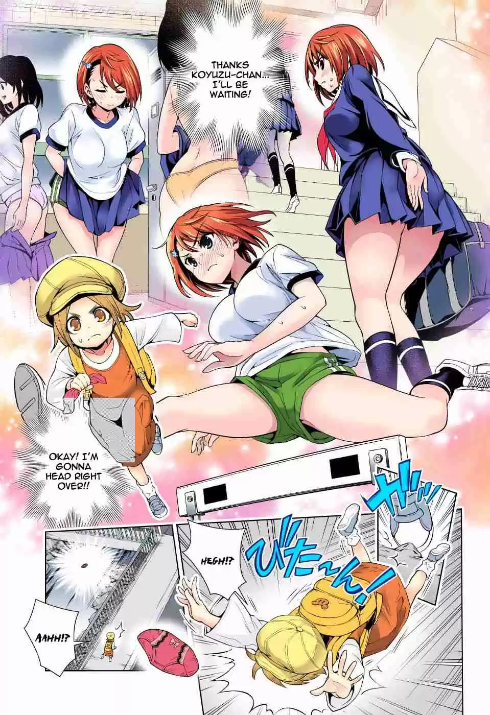 Yuragi sou no Yuuna san Digital Colored Comics Vol. 9 Ch. 77 The Panties Incident
