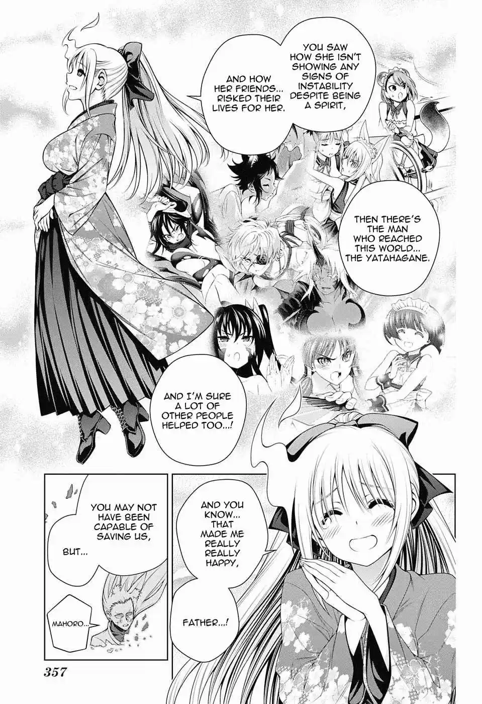Yuragi sou no Yuuna san Vol. 15 Ch. 128 Byakuei san and Yuuna san