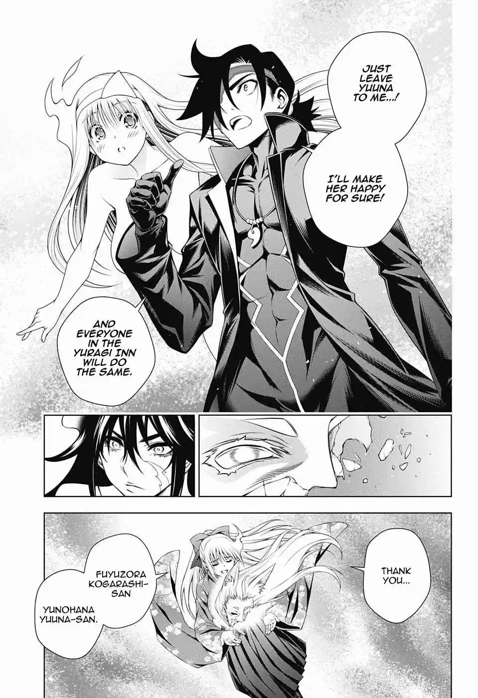 Yuragi sou no Yuuna san Vol. 15 Ch. 128 Byakuei san and Yuuna san