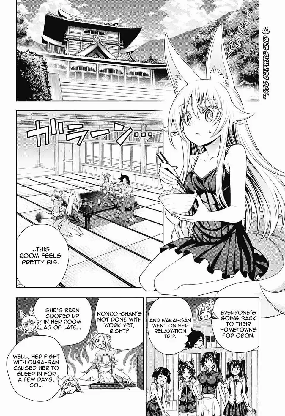 Yuragi sou no Yuuna san Vol. 15 Ch. 130 Koyuzu chan vs Miria chan